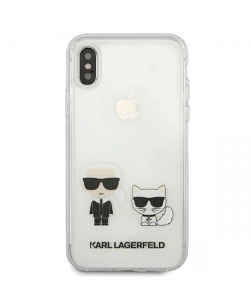 Karl Lagerfeld Karl & Choupette iPhone Xs Max Case - Transparent