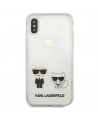 Karl Lagerfeld Karl & Choupette iPhone Xs Max Case - Transparent
