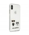 Karl Lagerfeld Karl & Choupette iPhone Xs Max Case - Transparent