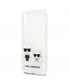 Karl Lagerfeld Karl & Choupette iPhone Xs Max Case - Transparent