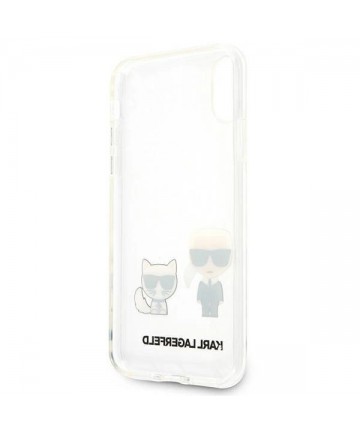 Karl Lagerfeld Karl & Choupette iPhone Xs Max Case - Transparent