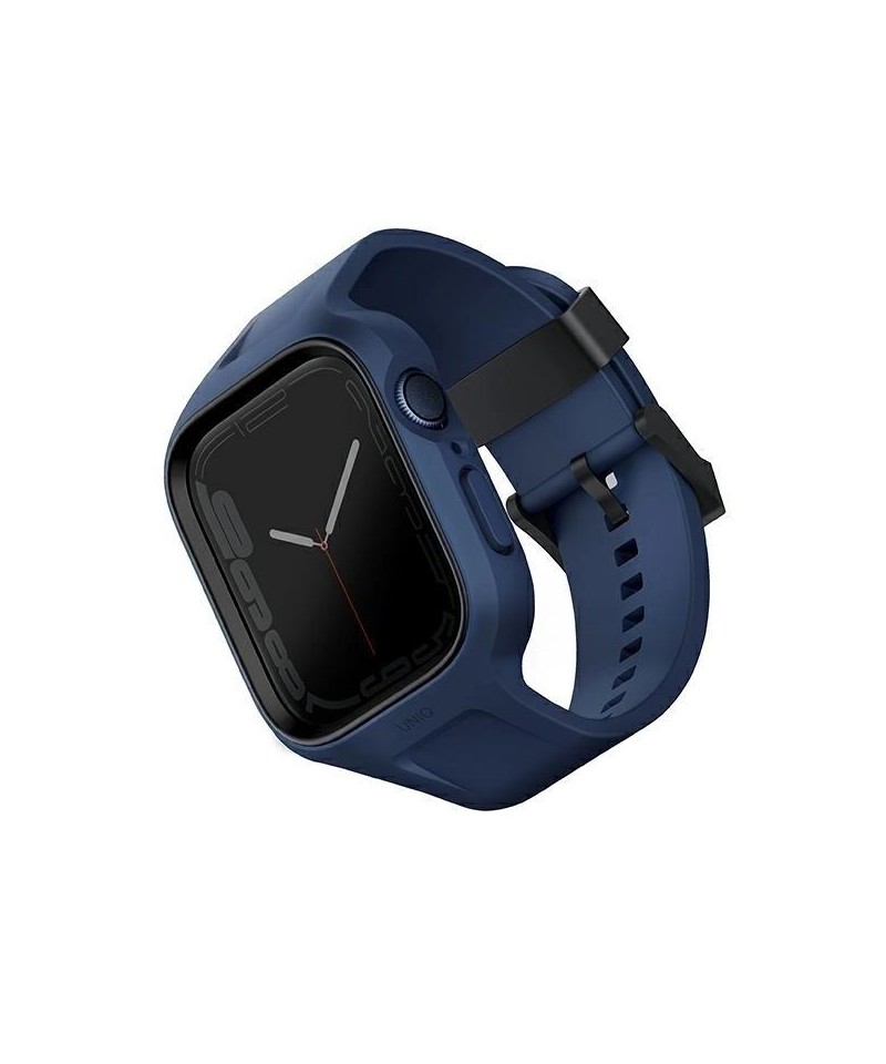 Uniq Monos 2 in 1 Set Strap + Case for Apple Watch 45 / 44 mm - Blue
