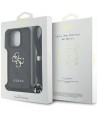 Guess 4G Big Logo Cord Stap Crossbody Case for iPhone 16 Pro Black