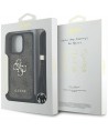 Guess 4G Big Logo Cord Stap Crossbody Case for iPhone 16 Pro Max Brown