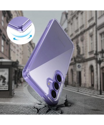 Tech-Protect FlexAir Hybrid Case for Samsung Galaxy A56 5G - Transparent