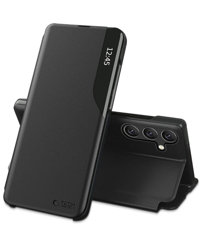 Tech-Protect Smart View Case for Samsung Galaxy A56 5G - Black