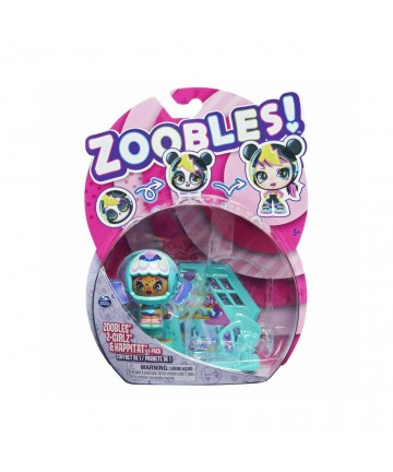 Spin Master Zoobles!: Z-Girlz  Happitat - Green Fish Girl Figure (1-Pack) (20134942)