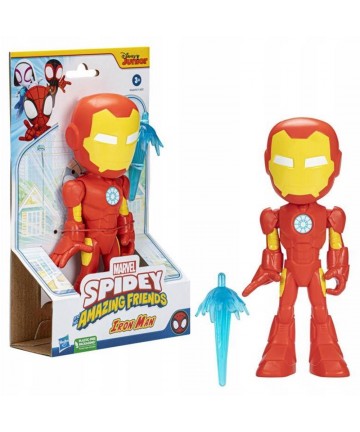 Hasbro Disney Marvel: Spidey and his Amazing Friends - Iron Man Supersized Hero Figure (F6164)