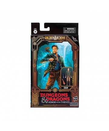 Hasbro Fans - Dungeons  Dragons Honor Among Thieves: Golden Archive Action Figure - Edgin (F4865)