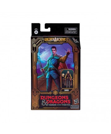 Hasbro Fans - Dungeons  Dragons Honor Among Thieves: Golden Archive Action Figure - Simon (F4869)