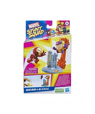 Hasbro Marvel: Stunt Squad - Iron Man Vs M.O.D.O.K.Fantasy Scene (F7065)