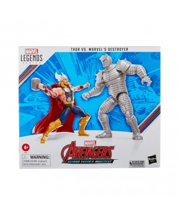 Hasbro Fans Marvel Avengers: Legends Series (60th Anniversary) - Beyond Earths Mightiest - Thor Vs. Marvels Destroyer Action Fig