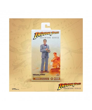 Hasbro Fans Indiana Jones and the Last Crusader: Adventure Series - Indiana Jones (Professor) Action Figure (15cm) (Excl.) (F608