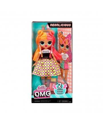 MGA L.O.L. Surprise!: O.M.G. - Neonlicious Doll (591580EUC)