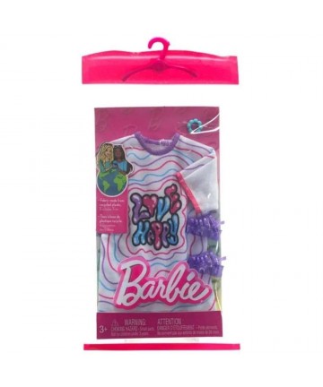 Mattel Barbie: Fashion Pack - Color Striped Dress With Stamp (HRH38)