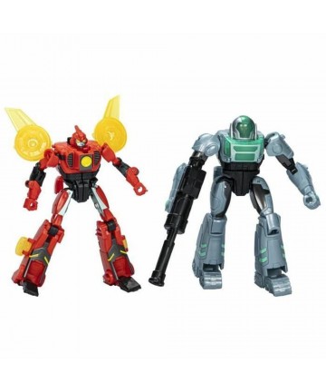 Hasbro Transformers Earthspark: Cyber-Combiner - Terran Twitch  Robby Malto Action Figures (F8438)