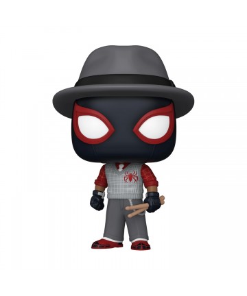 Funko Pop! Marvel: Spider Man 2 Game Verse - City Sounds Suit Miles Morales 1028 Bobble-Head Vinyl Figure