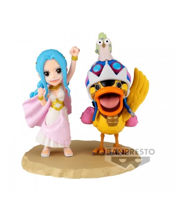 Banpresto WCF Log Stories: One Piece - Nefeltari Vivi & Karoo Statue (7cm) (89559)