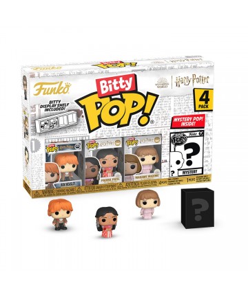 Funko Bitty Pop! 4-Pack: Harry Potter Goblet of Fire - Ron Weasley, Padma Patil, Madame Maxim, Mystery Pop! Vinyl Figures