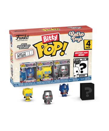 Funko Bitty Pop! 4-Pack: Retro Toys: Transformers Vinyl Figures