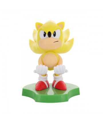 EXG Cable Guys Holdem: Sonic The Hedgehog - Super Sonic Phone and Earpods Holder (HDHMSG400608)