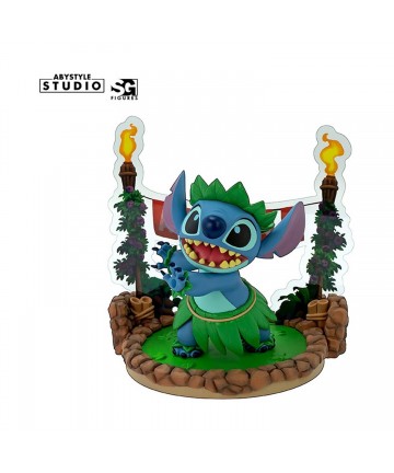 Abysse Disney: Stitch - Hula Dance Statue (10cm) (ABYFIG139)