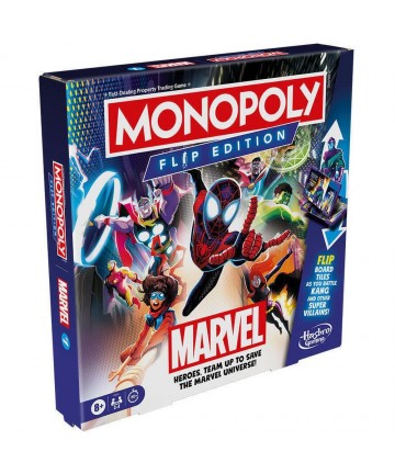 Hasbro Marvel: Monopoly - Flip Edition (Greek Language) (F9931)