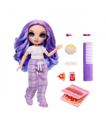 MGA Rainbow High: Junior High Pajama Party - Violet Willow Doll (503705)