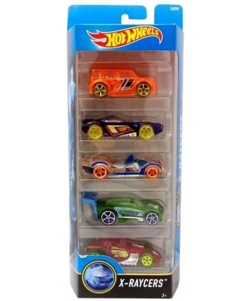 Mattel Hot Wheels - X-Raycers (Set Of 5) (JBJ74)