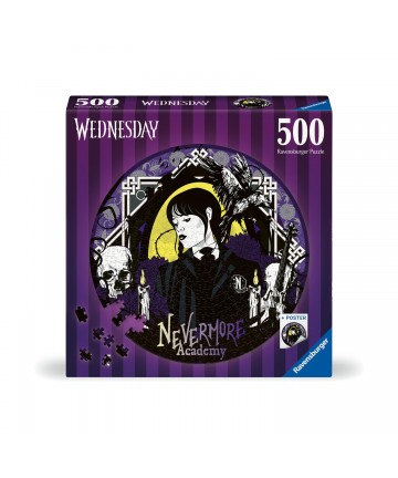 Ravensburger Puzzle: Wednesday - Nevermore Academy (500pcs) (17573)