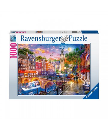 Ravensburger Puzzle: Sunset over Amsterdam (1000pcs) (12000884)