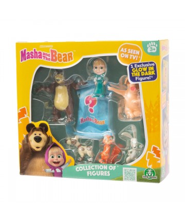 Giochi Preziosi Masha and the Bear: Collection of Figures - 7 Figures Pack (Random) (MHA31000)