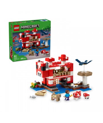 LEGO® Minecraft®: The Mooshroom House (21270)