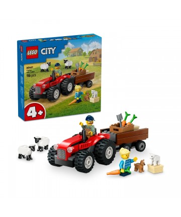 LEGO® City: Red Farm Tractor with Trailer & Sheep (60461)