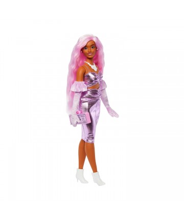 Mattel Barbie Deluxe Fashionistas: Ρόζ Μαλλιά (HYV25)