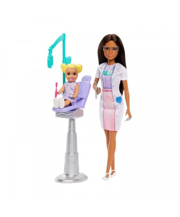 Mattel Barbie: You Can Be Anything - Dentist Doll with Brown Hair (JCR75)