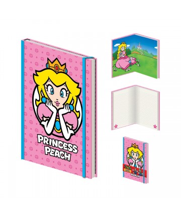 Pyramid Nintendo: Super Mario - Peach A5 Premium Notebook (SR74602)