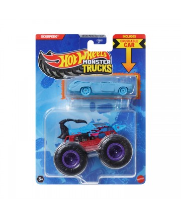 Mattel Hot Wheels: Monster Trucks - Scorpedo 2 Pack Vehicles (JCG30)