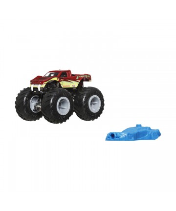 Mattel Hot Wheels: Monster Trucks Leading Legends - Snake Bite Die-Cast Vehicle (JCD85)