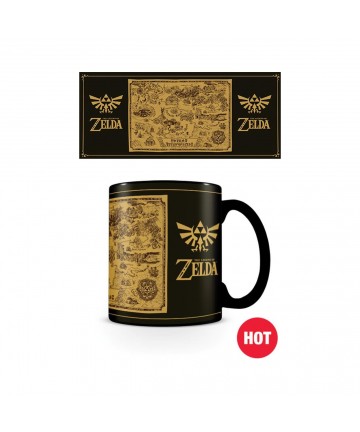 Pyramid The Legend Of Zelda: Map Silhouette - Heat Change Mug (SCMG24878)