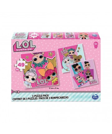 Spin Master L.O.L. Surprise!: Glitterati - 3-Puzzle Pack (49 pcs x3) (20114662)