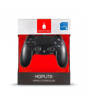 Spartan Gear - Hoplite Wired Controller (compatible with PC and playstation 4) (colour: Black)