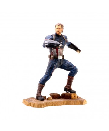 Diamond Marvel Gallery Avengers 3 - Captain America PVC Statue (23cm) (Apr182158)