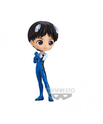 Banpresto Q Posket: Evangelion New Theatrical Edition - Shinji Ikari (Plugsuit Style) (Ver.A) Figure (14cm) (18353)