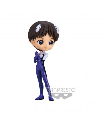 Banpresto Q Posket: Evangelion New Theatrical Edition - Shinji Ikari (Plugsuit Style) (Ver.B) Figure (14cm) (18354)