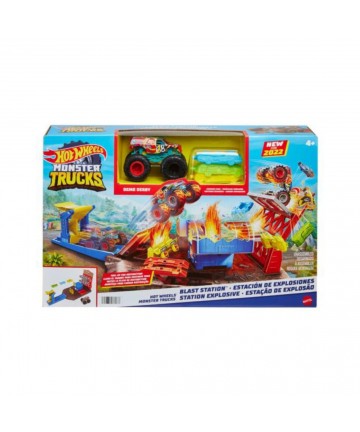 Mattel Hot Wheels Monster Trucks Set - Blast Station (HFB12)