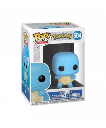 Funko Pop! Games: Pokemon - Squirtle Carapuce - Schiggy 504 Vinyl Figure