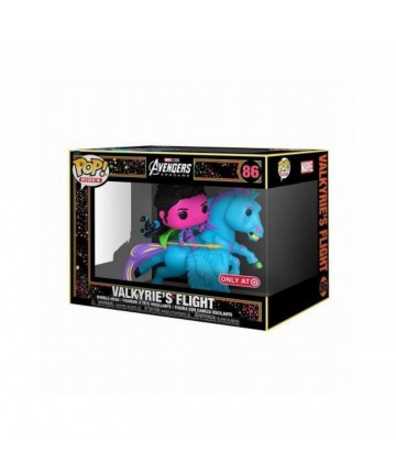 Funko Pop! Rides Deluxe: Marvel Avengers End Game Valkyriess Flight (Blacklight) (Special Edition) 86 Bobble-Head Vinyl Figures