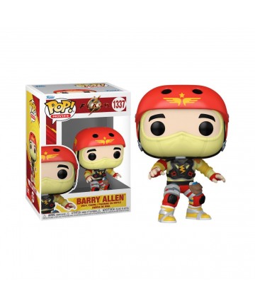 Funko Pop! Movies DC: The Flash - Barry Allen (Homemade Suit) 1337 Vinyl Figure