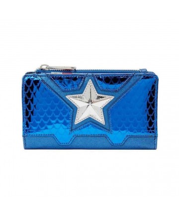 Loungefly Marvel: Captain America - Shine Cosplay Flap Wallet (MVWA0197)